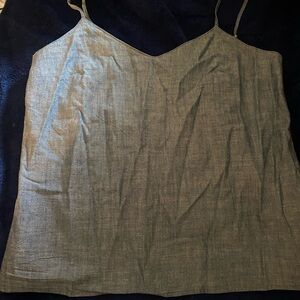 Lightweight Blue Jean Look Spaghetti Strap Women's Tank Top